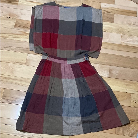 Linda Lundstrom Dresses & Skirts - Vintage Linda Lundstorm Plaid Multicolor Dress